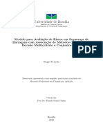 LEITE, Sérgio R; 2019. Modelo Para Avaliação de Riscos Em Segurança de Barragens