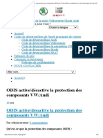 ODIS Active - Désactive La Protection Des Composants VW - Audi - Code de Déverrouillage de La Radio Volkswagen Skoda Audi