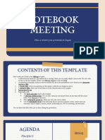 Notebook Meeting by Slidesgo