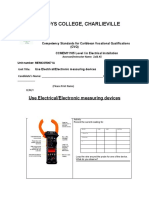 Asja Boys College, Charlieville: Use Electrical/Electronic Measuring Devices