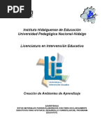 Creacion de Ambientes de Aprendizaje