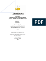 Presupuesto de Mano de Obra y Costos Indirectos de Fabricación