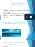 Diapositiva de La Energia Mareomotriz