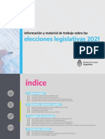 Protocolos - Elecciones legislativas 2021