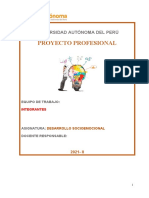 Esquema de Proyecto profesional 2021-II