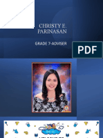 Christy E. Parinasan: Grade 7-Adviser