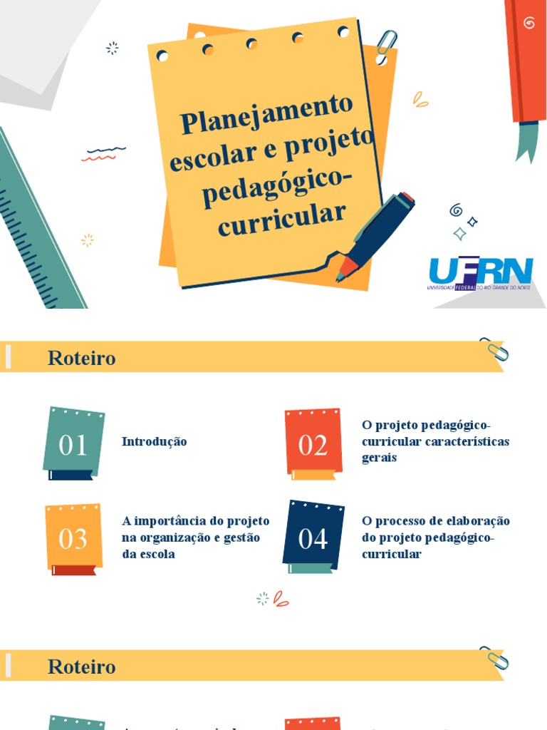 Planejamento do Projeto Pedagógico Escolar | PDF | Pedagogia | Planejamento