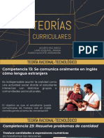 Teorías Curriculares