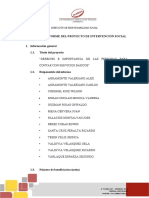 Esquema Del Informe Del Proyecto 1 - 1