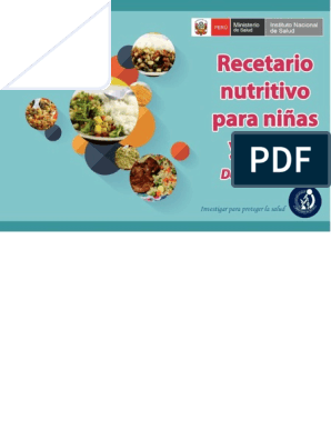 Recetario Nutritio MINSA | PDF | ensalada | Alimentos