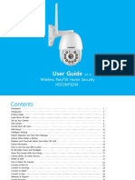 User Guide: Wireless Pan/Tilt Home Security HD22M102M