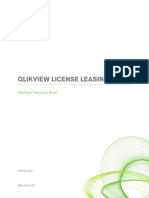 QlikView License Leasing Technical Brief Paper