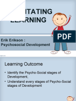 ERIK ERIKSON'S 8 STAGES OF PSYCHOSOCIAL DEVELOPMENT