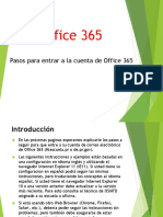 Pasos para Entrar Office365 1.3