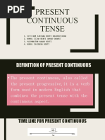 Present Continuous Tense