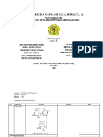 Tugas Kimia Farmasi Analisis Kelompok Antibiotik