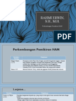 Rahmi Erwin, S.H., M.H.: Perkembangan Pemikiran HAM