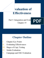 Evaluation of Effectiveness: Part 5: Integration and Evaluation
