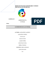 Trabajo de Clases Principos de La Economia