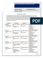 Protocol Guideline Sacroiliac Joint Blockade