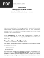 Classification of Market Regimes - Quantdare