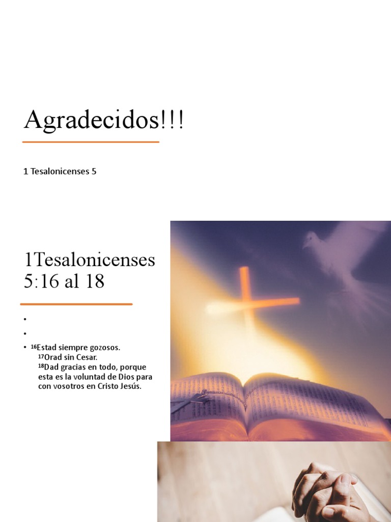 Predicación sobre la Gratitud | PDF | Teología | Creencia religiosa y ...