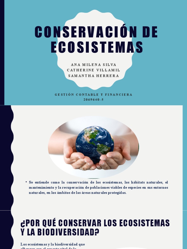 Conservación de Ecosistemas | PDF