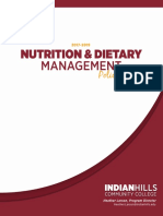 Nutrition Dietary Management