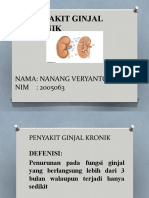 Tugas PPT Penyakit Ginjal Kronik Nanang Veryanto 2005063