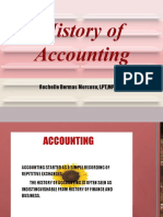 History of Accounting: Rochelle Bermas Morcoso, LPT, MPA