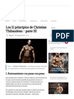 Los 11 Principios de Christian Thibaudeau - Parte III - Fitness Guia - FITNESS-GUIA - Es