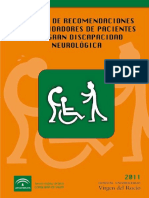 Manual de Recomendaciones Para Cuidadores de Pacientes Con Gran Discapacidad Neurológica