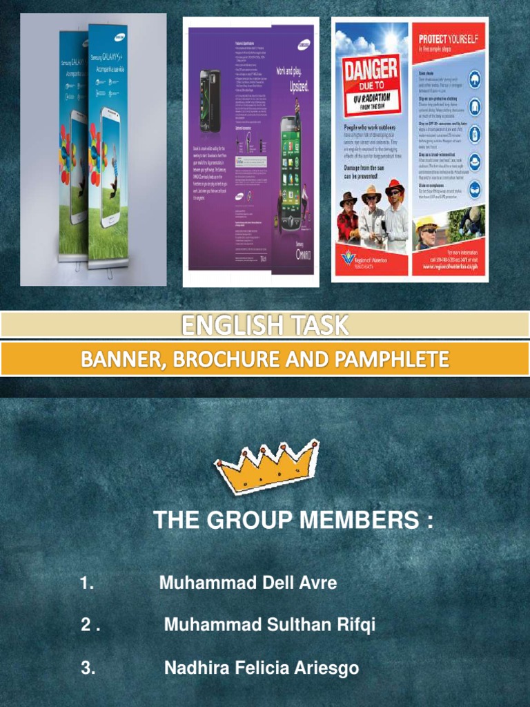 Bannerbrochureandpamphlete 170810094247 | PDF | Communication ...