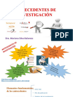 Antecedentes de La Investigación