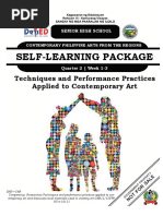 Self-Learning Package: Techniques and Performance Practices Applied To Contemporary Art