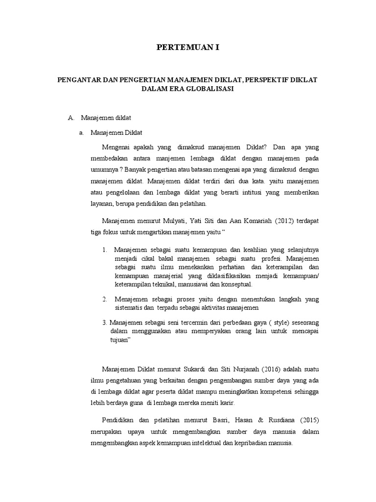 Pertemuan 1 | PDF | Karier & Perkembangan