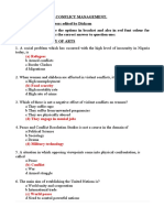 GST 222 Peace and Conflict Resolution DDYOKS