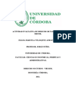 Actividad Evaluativa de Derecho de Familia y Del Menor