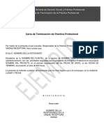 Carta de Terminacion de PP