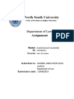 North South University: Assignment