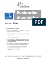 Evaluación Diagnóstica Matematica 7ºb - W-Oap