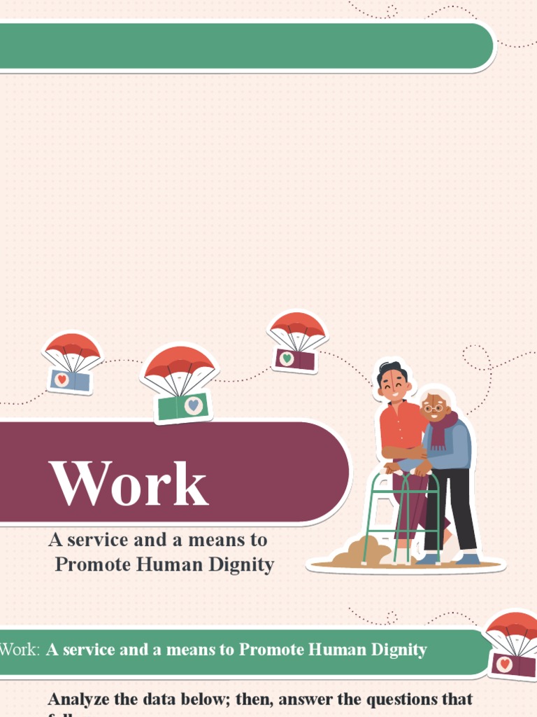 Promoting Human Dignity Through Work | PDF | Dignity | Engineer