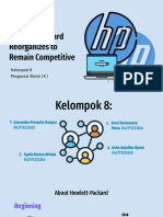 Hewlett-Packard Case Study Presentation - Kelompok 8