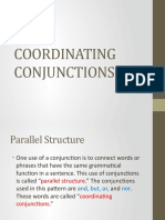 Coordinating Conjunctions