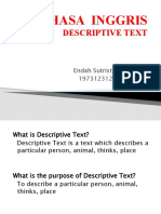 Bahasa Inggris: Descriptive Text