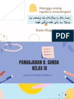 Pembelajaran Bahasa Sunda