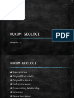 Pertemuan 13 - Hukum Geologi