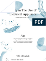 Study in The Use of Electrical Appliance: Presented by YEOW ZHE XI (3A2)