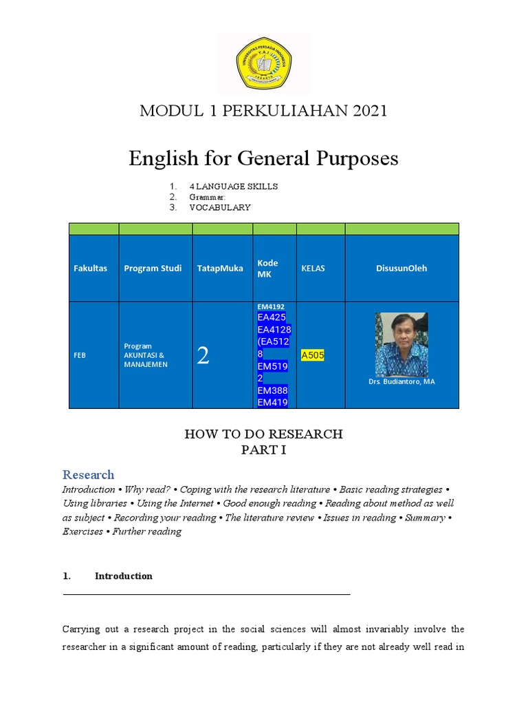 192 - 20211002004704 - Modul 2 English For General Purposes | PDF ...