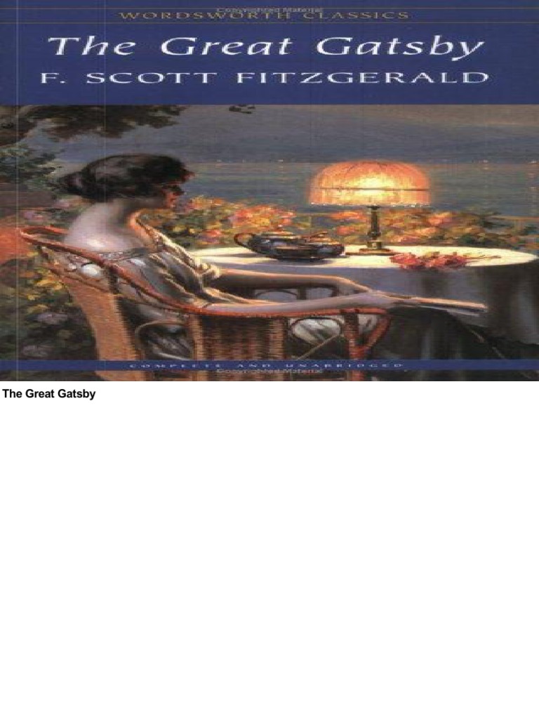 (F. Scott Fitzgerald) The Great Gatsby | PDF | The Great Gatsby